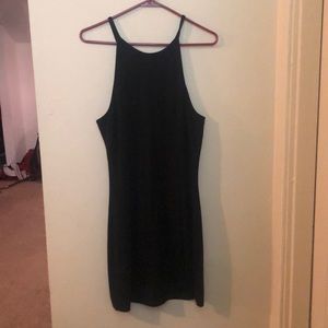 Black bodycon dress!